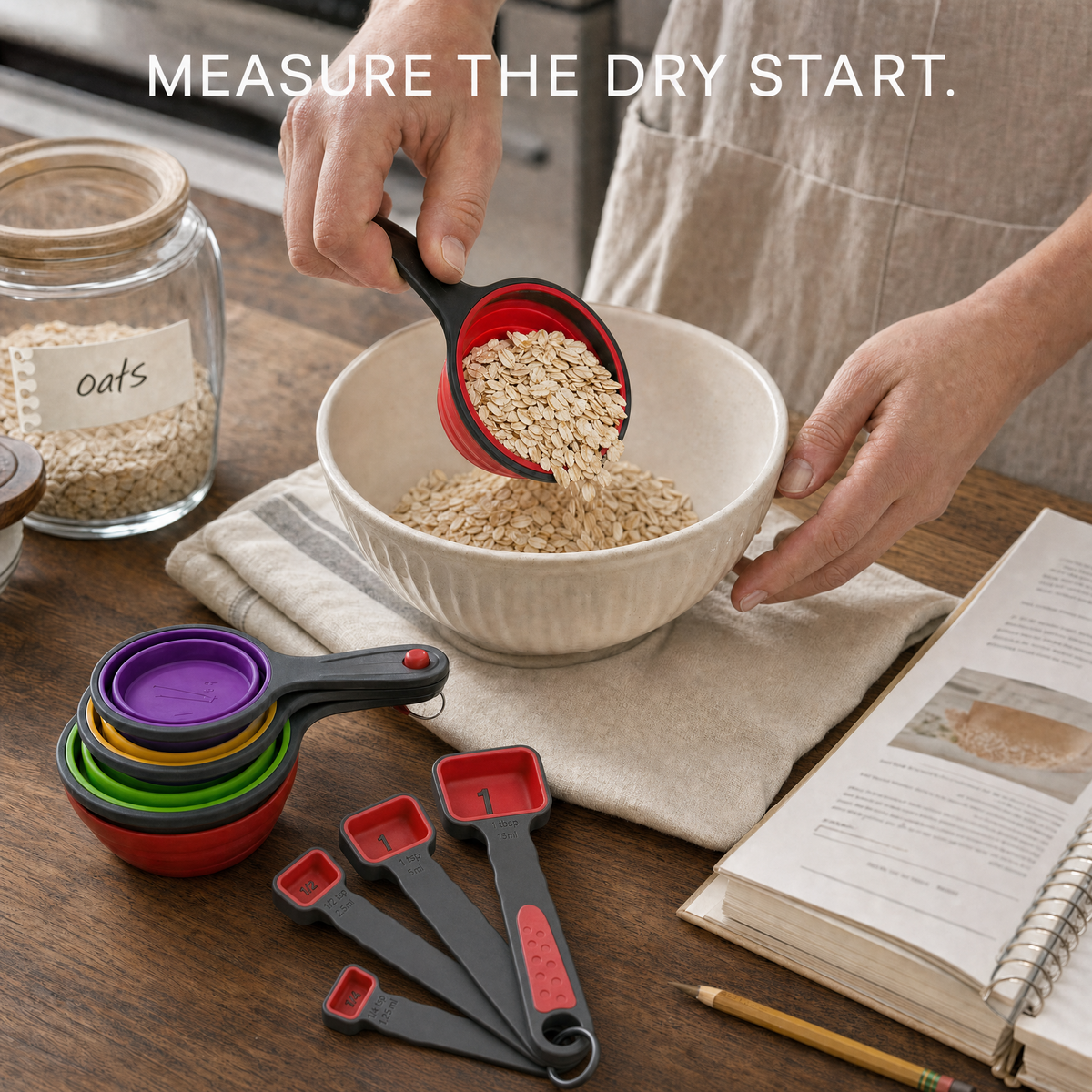 The Dry Mix Pantry Starter Measure Set — 8 Pieces