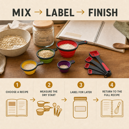 The Dry Mix Pantry Starter Measure Set — 8 Pieces