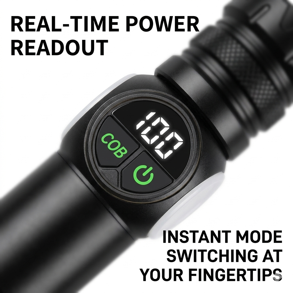 The Sentinel Pro™: 10,000LM Tactical Magnetic Flashlight