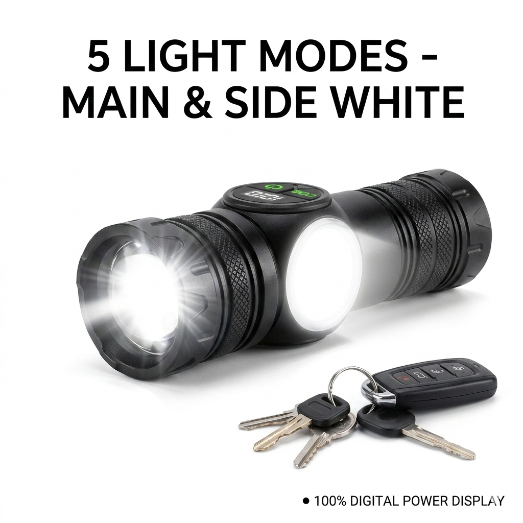 The Sentinel Pro™: 10,000LM Tactical Magnetic Flashlight
