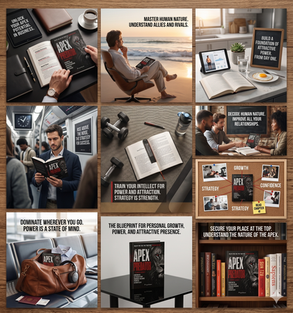 Apex Predator: A Book About Growth, Attraction, Human Nature, Power, Strategy
